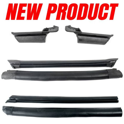 Convertible Top Roof Rail Weatherstrip Set