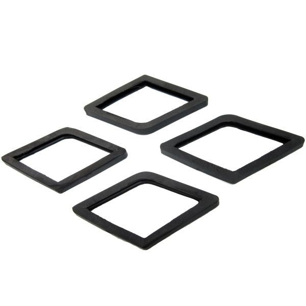 Parking light lens gaskets