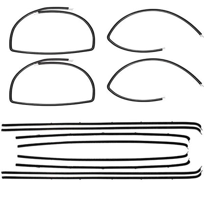 Window Felt Beltline Weatherstrips - Vent Window Delete
