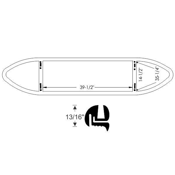 Rear Window Gasket