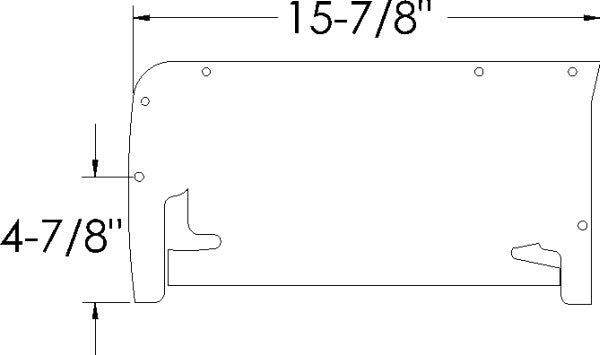 Splash Apron / A-Arm Dust Shield Fillers