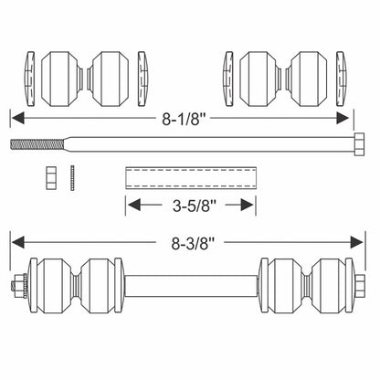 Front Stabilizer Bar End Link Set