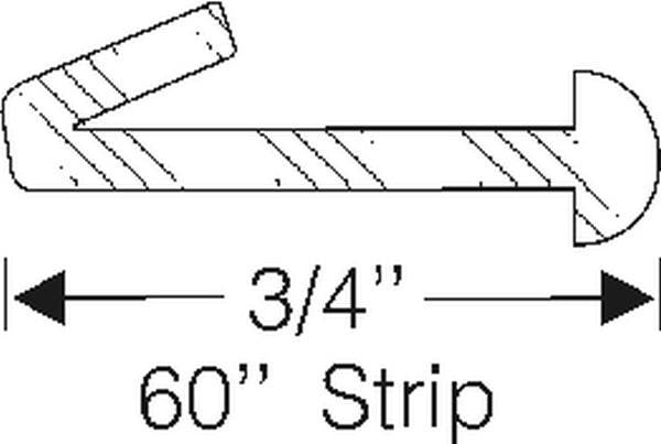 Fender Skirt Edge Weatherstrip