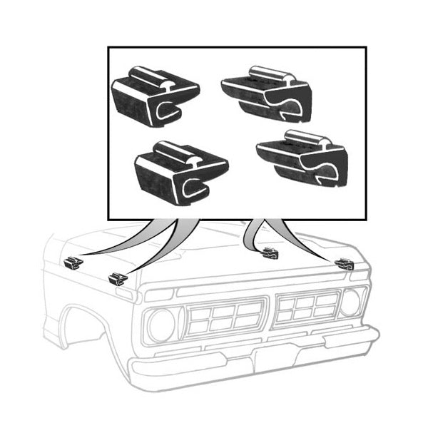 Hood Bumper Set
