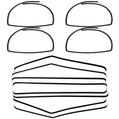 Window Felt Beltline Weatherstrips - Vent Window Delete