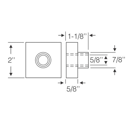 Bolt Insulator - Body Mounting Pad