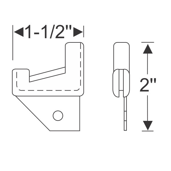 U Jamb lock pillar filler