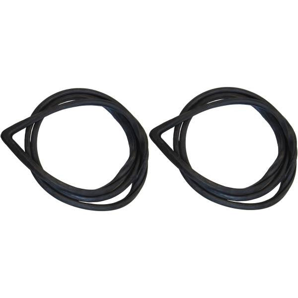 Quarter Window Weatherstrips with Trim Groove