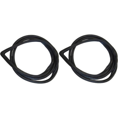 Quarter Window Weatherstrips with Trim Groove