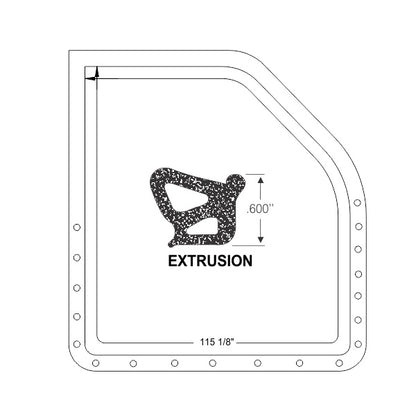 Rear Door Weatherstrip
