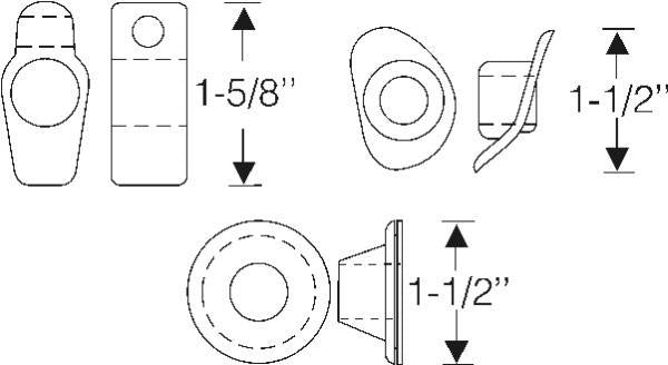 Side Mount Spare Grommet Set