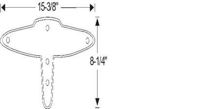 Trunk Emblem Mounting Pad