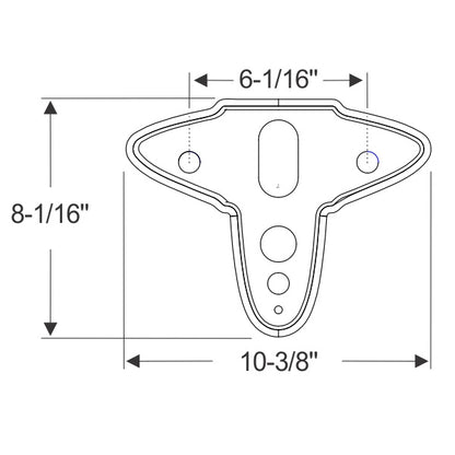 License Light Mounting Pad