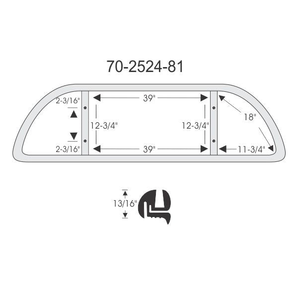 Rear Window Gasket
