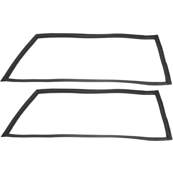 Quarter Window Weatherstrips with Trim Groove