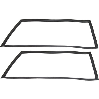 Quarter Window Weatherstrips with Trim Groove