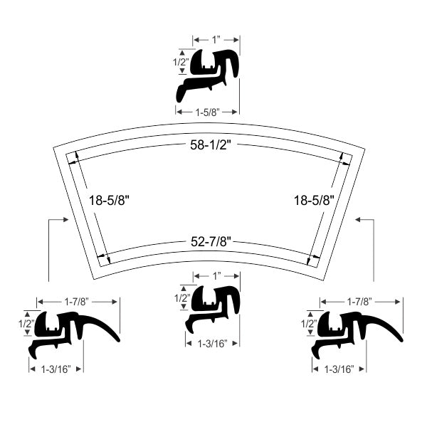 Rear Window Gasket