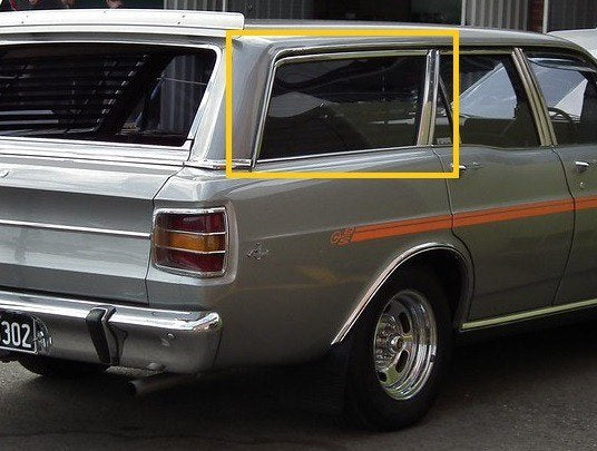 Stationary Rear Quarter Window Weatherstrip