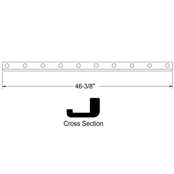 Hood To Cowl Weatherstrip