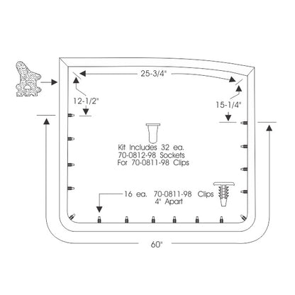 Rear Door Weatherstrips