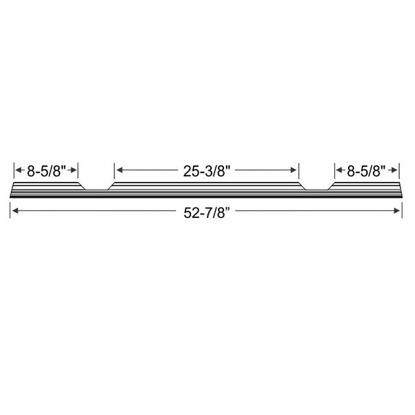 Rear Dutch Door Upper Drip Rail