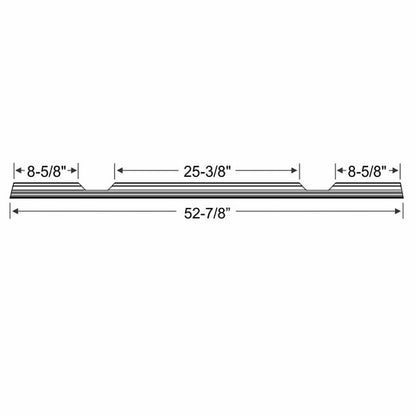 Rear Dutch Door Upper Drip Rail