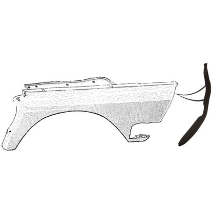Cowl to fender seal