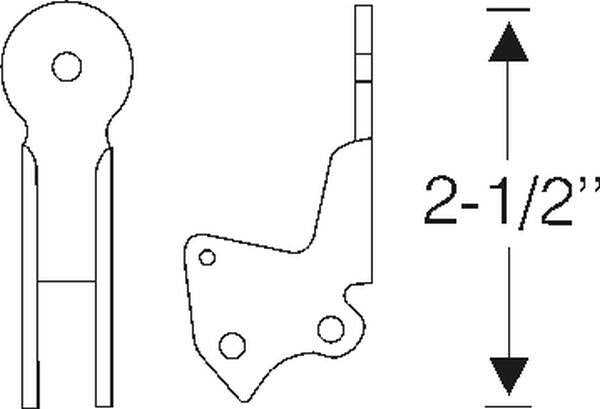 Hood latch swivel