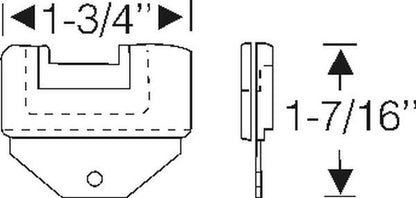 U Jamb Door Lock Pillar Fillers