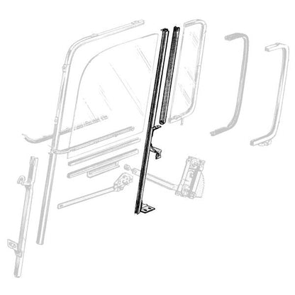 Vent Window Division Bar Assembly - Left