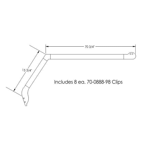 Hardtop Roof Rail Weatherstrips