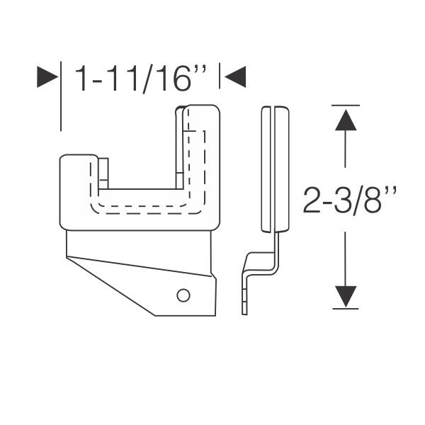 U Jamb Lock Pillar Filler