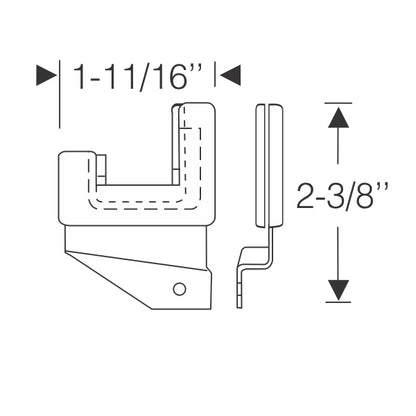 U Jamb Lock Pillar Filler