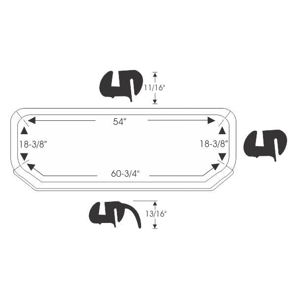 Rear Window Gasket