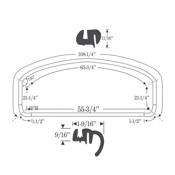 Rear Window Gasket