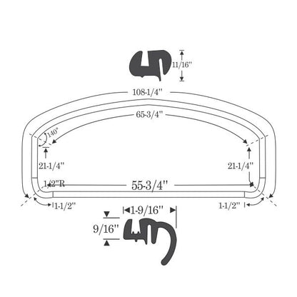 Rear Window Gasket