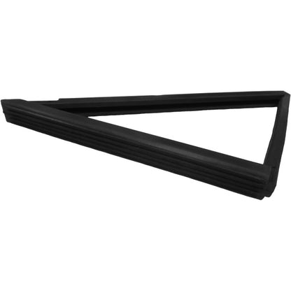 Rear door stationary window weatherstrip