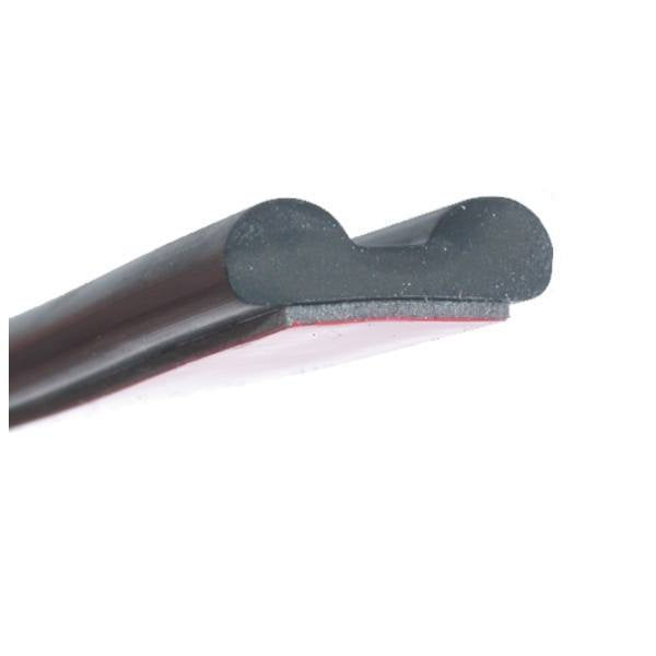 Hood to Cowl Dense Rubber Weatherstrip with Peel-N-Stick