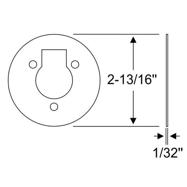 Tailgate Lock Base Gasket