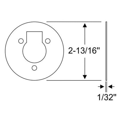 Tailgate Lock Base Gasket