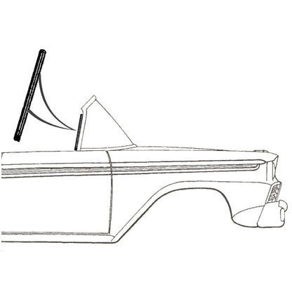 Hinge Pillar Weatherstrip