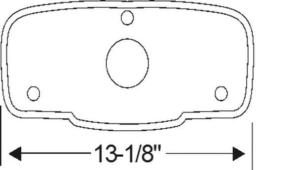 Taillight Mounting Pad