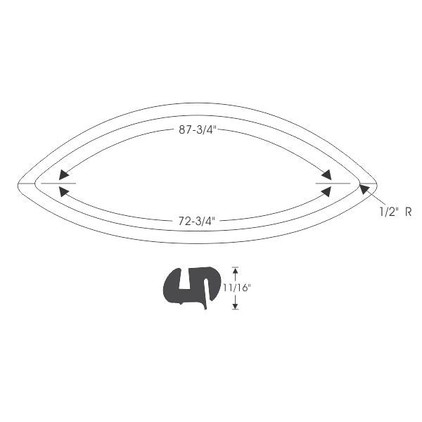 Rear Window Gasket