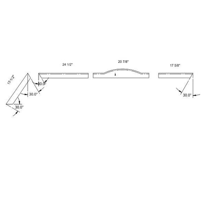 Convertible Roof Rail Weatherstrip