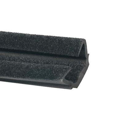 9/16" Unbeaded Rubber U-Channel
