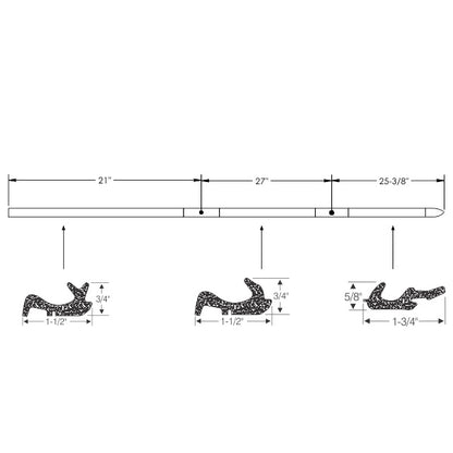 Hardtop Roof Rail Weatherstrips - Fastop