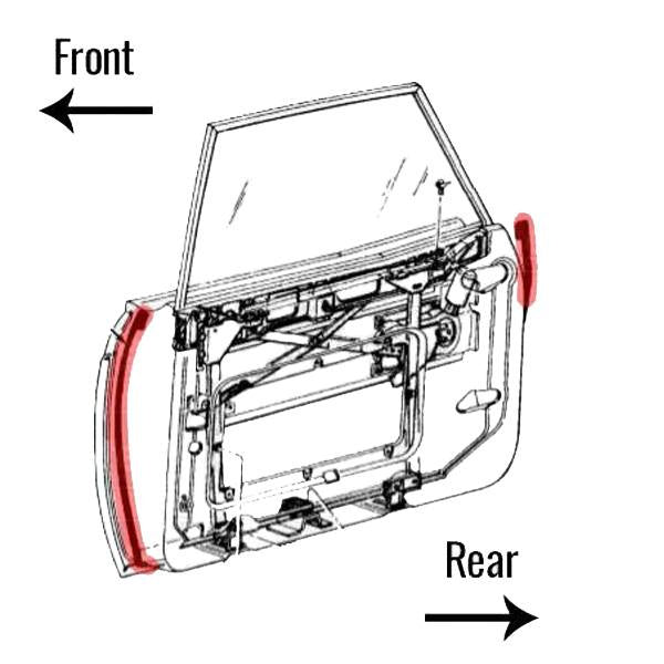 Rear Door Weatherstrip
