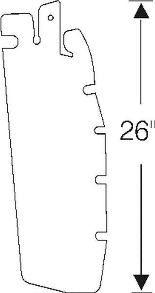 Weatherstrip body hinge pillar