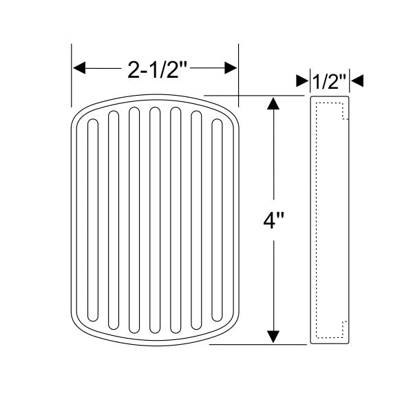 Clutch and Brake Pedal Pads