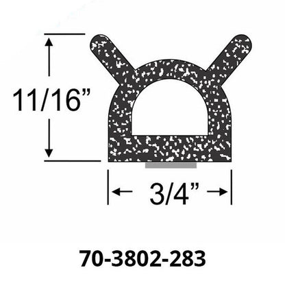 Ramp Gate Kit - Large Hollow Half Round w/Double Tabs